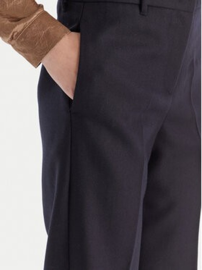 Marella Spodnie palazzo Renoir 2523136082 Granatowy Wide Leg