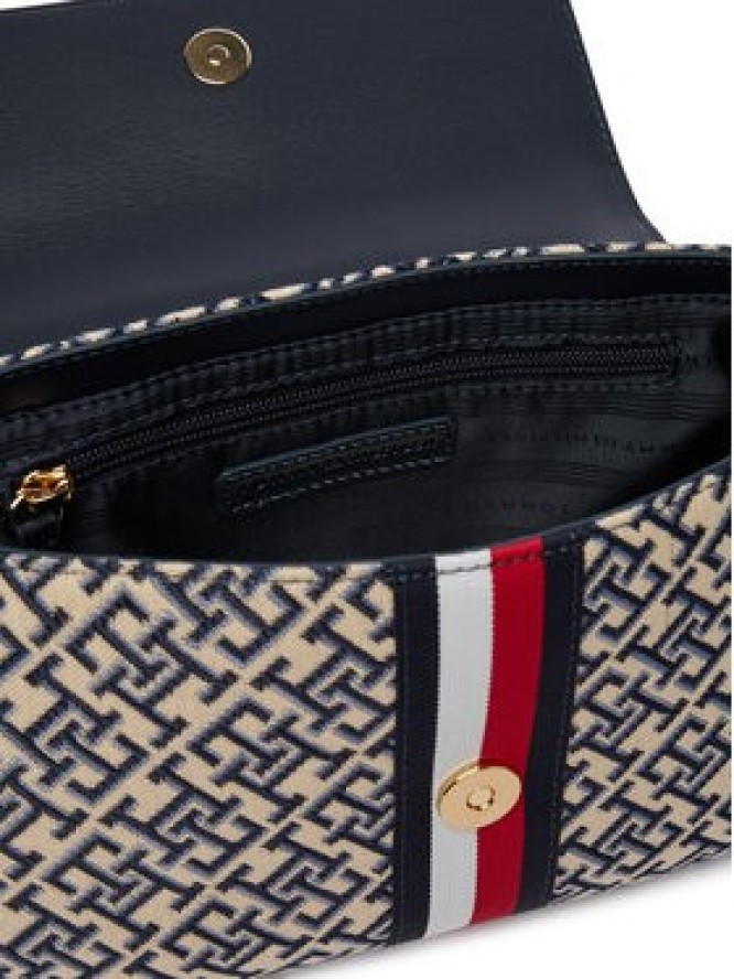 Tommy Hilfiger Torebka Th Jacquard Ess Crossover AW0AW19066 Niebieski
