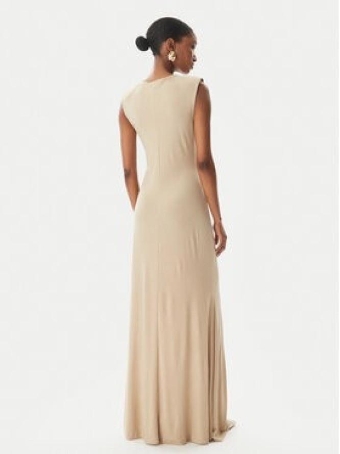 Rinascimento Sukienka wieczorowa CFC0122483003 Złoty Regular Fit