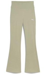 Damskie legginsy Puma Ess z wysokim stanem, rozkloszowane, zielone 2xl