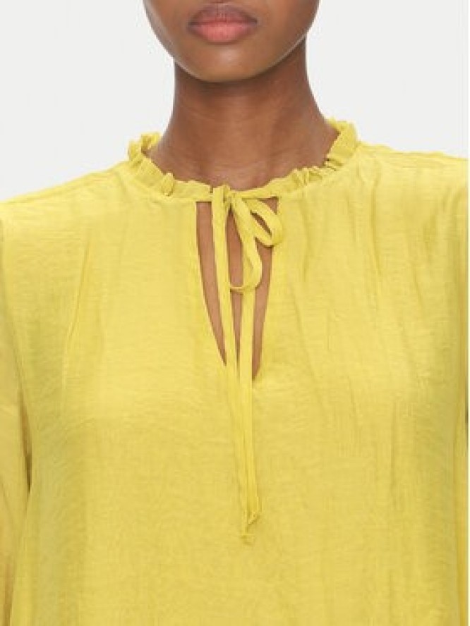 ViCOLO Sukienka letnia TD0753 Żółty Regular Fit