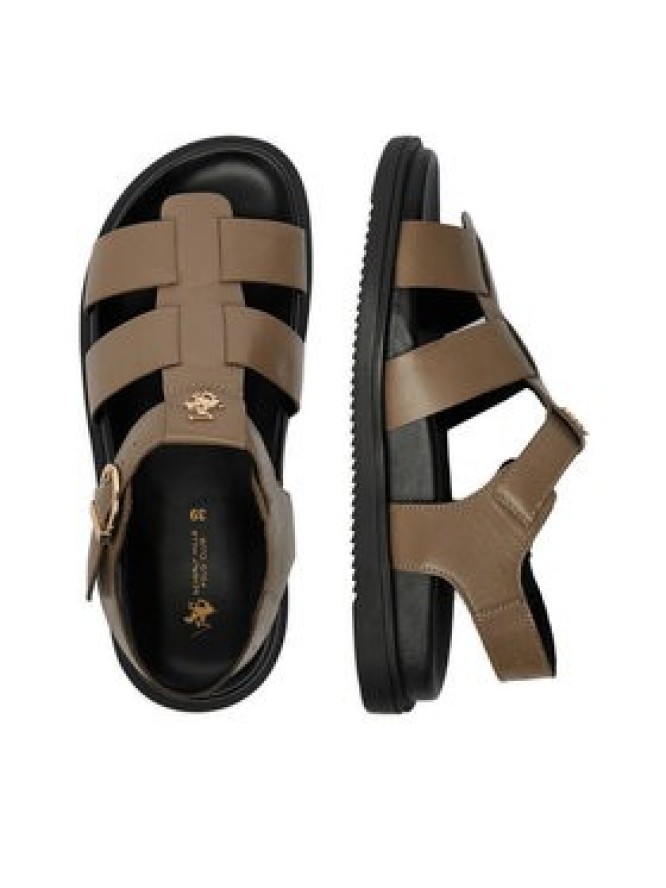 Beverly Hills Polo Club Sandały EO-WI16-SERDINIA-03 Beżowy ciemny