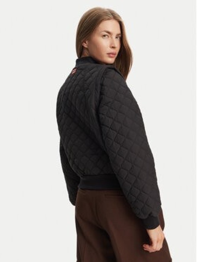 Hunter Kurtka bomber Shira HARW0046251 Czarny Cropped Fit