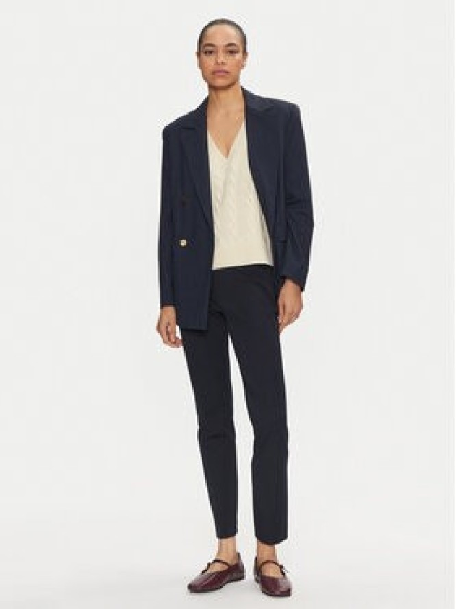 Lauren Ralph Lauren Spodnie materiałowe 200631310 Granatowy Slim Fit