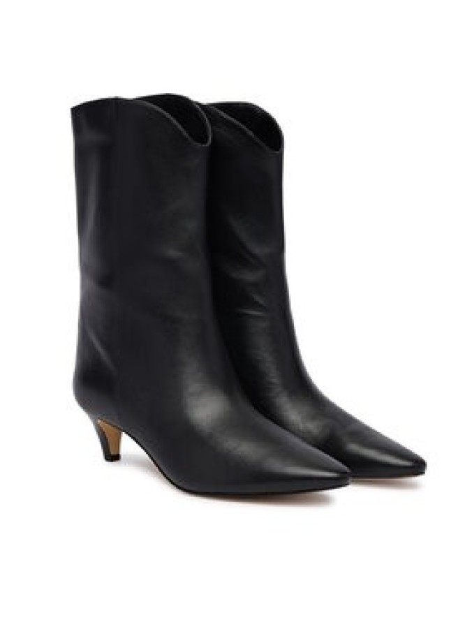 MICHAEL Michael Kors Botki Daniela Mid 40F6DNME6L Czarny