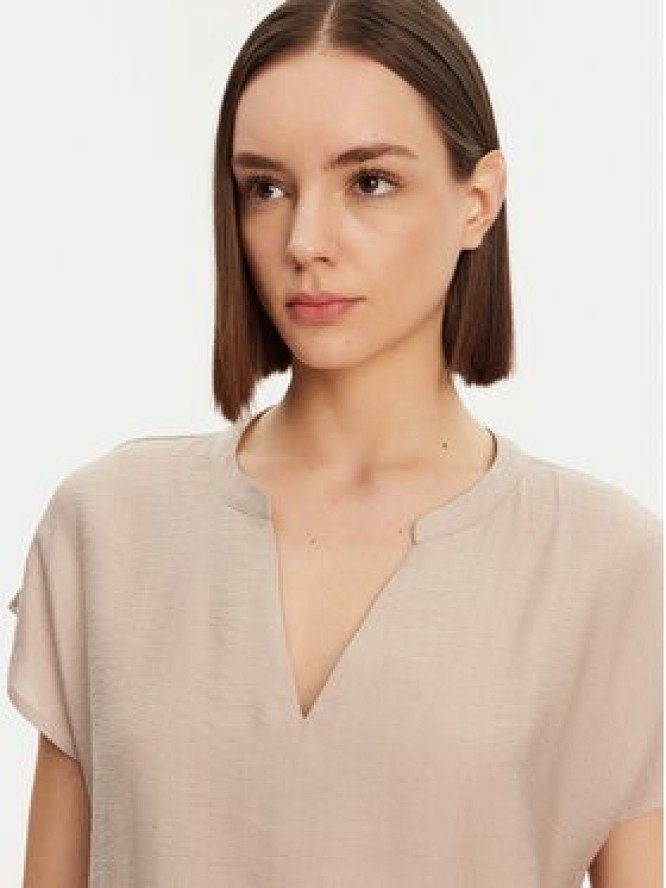 JDY Bluzka Pepper 15349346 Beżowy Regular Fit