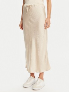 Marella Spódnica midi No 2513101055 Écru Regular Fit