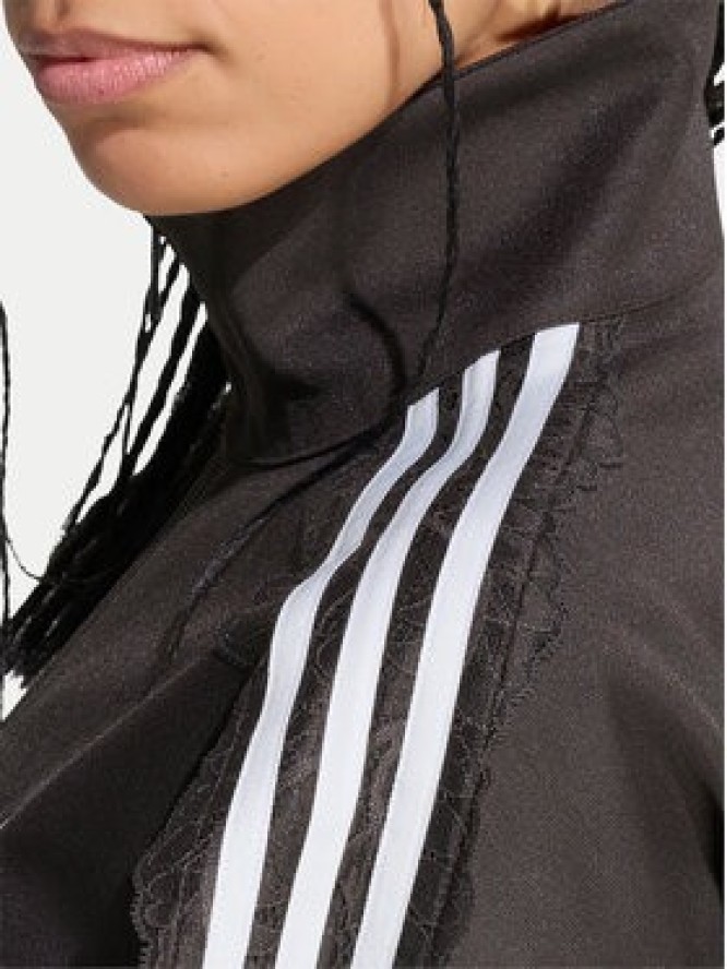 adidas Bluza Lace Oversized Archive Track Top LG4278 Brązowy Regular Fit