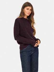 ONLY Sweter Camilla 15277080 Fioletowy Regular Fit