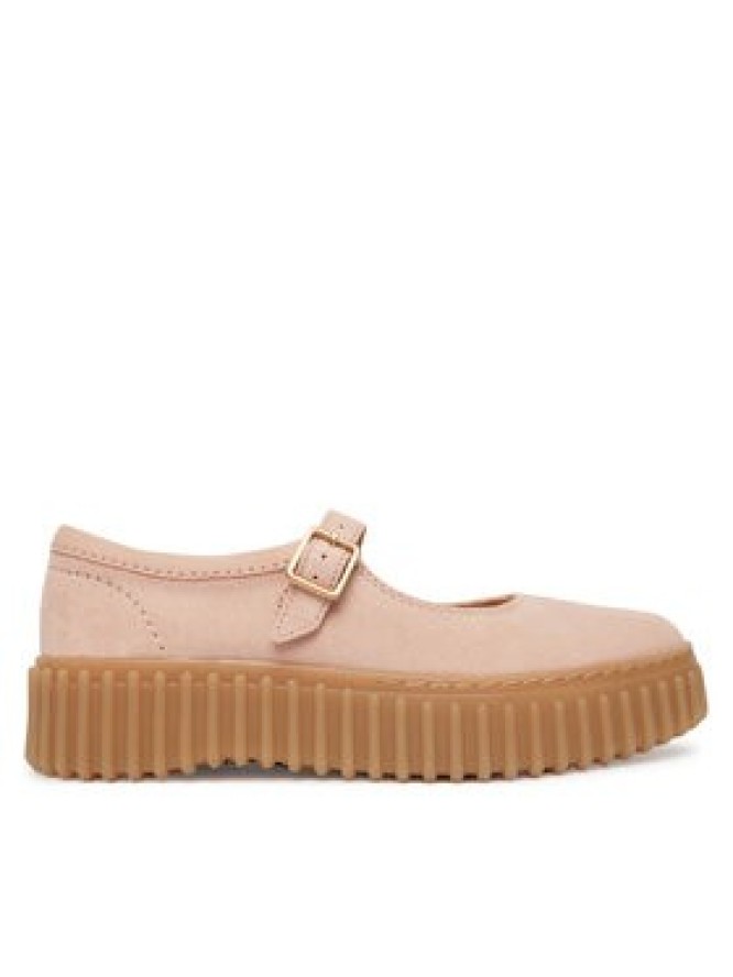 Clarks Półbuty Torhill Jane 26186306 Różowy