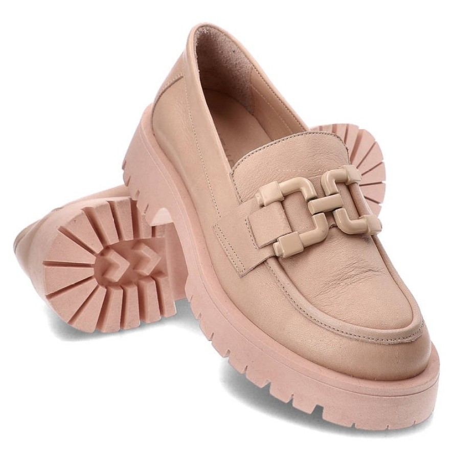 Różowe Mokasyny Venezia Stylowe Buty Damskie