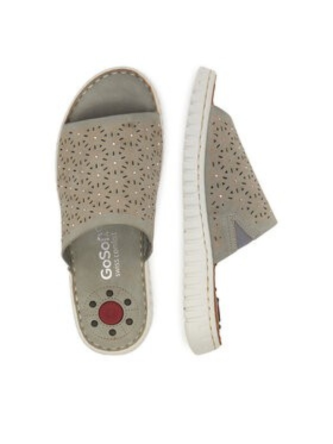 Go Soft Klapki LA3J9143-4 Szary
