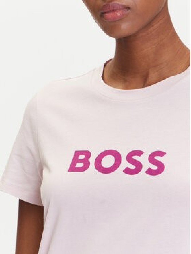 BOSS T-Shirt C_Elogo_5 50501139 Różowy Regular Fit