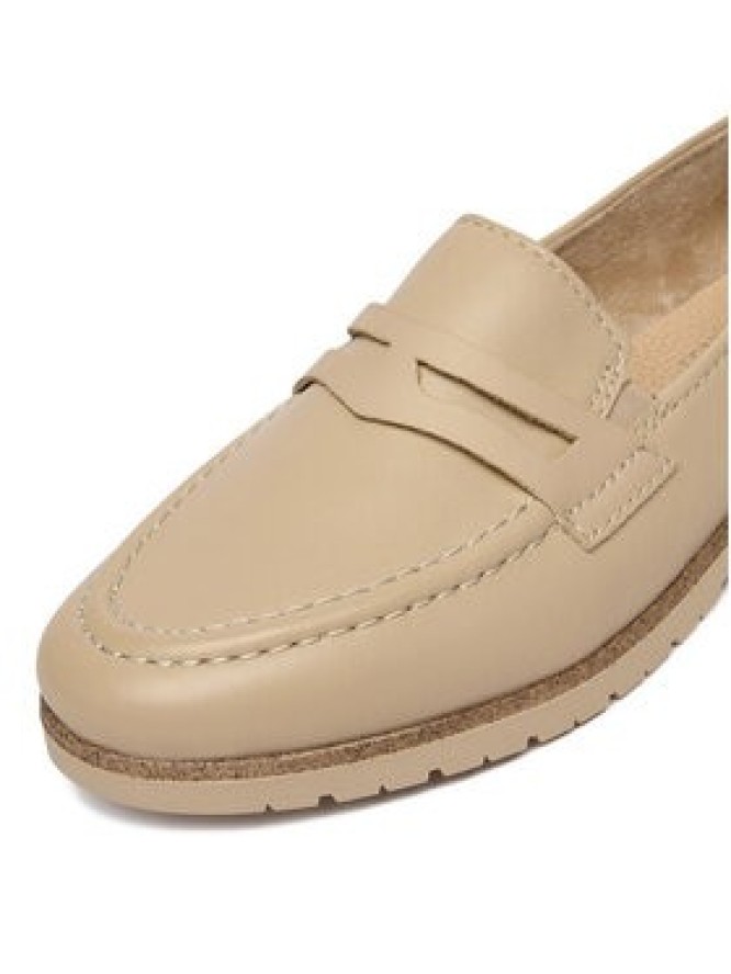Rieker Loafersy 45300-63 Beżowy