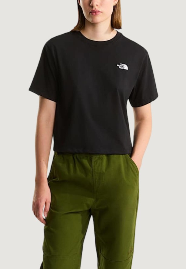 Koszulka crop top Kobieta THE NORTH FACE W EVOLUTION SIMPLE DOME CROP RLX SS TEE