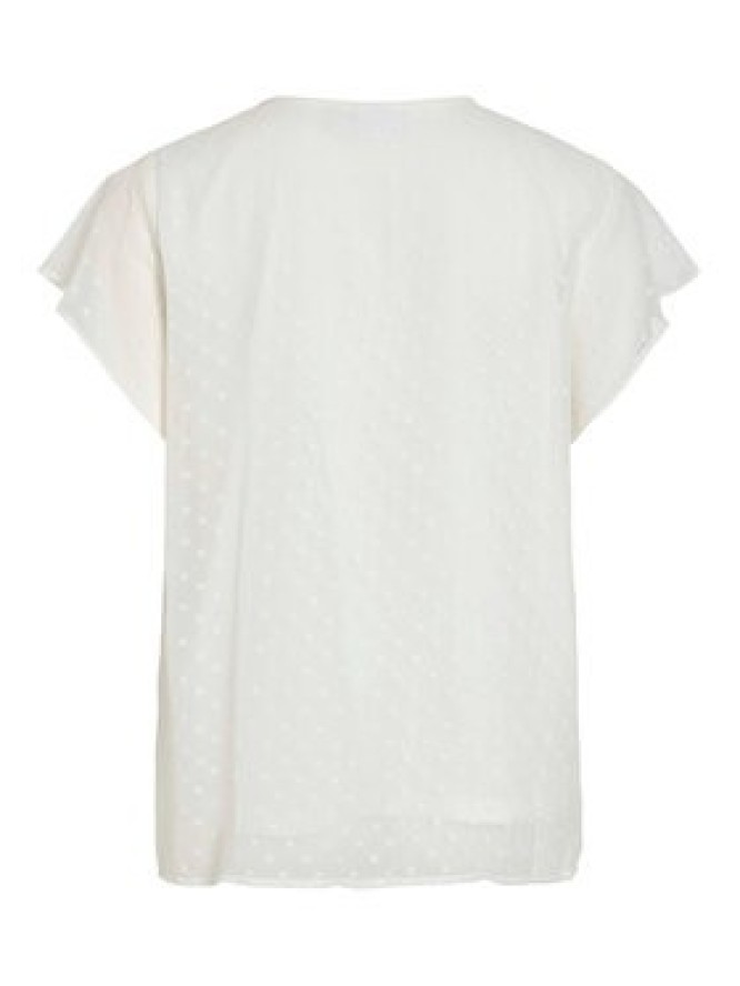 Vila Bluzka Edee 14100340 Biały Regular Fit