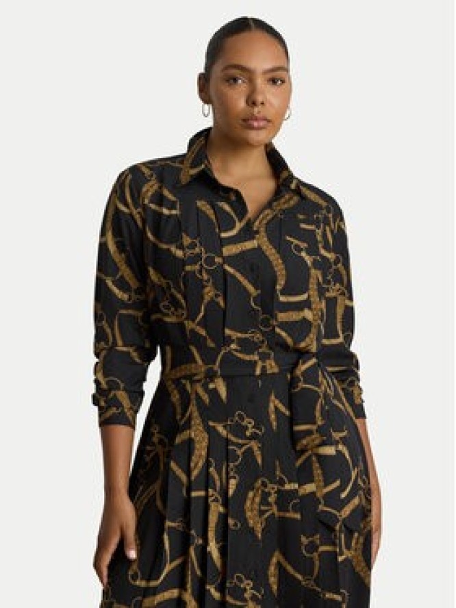 LAUREN RALPH LAUREN Sukienka koszulowa 200P13730001 Czarny A-Line Fit