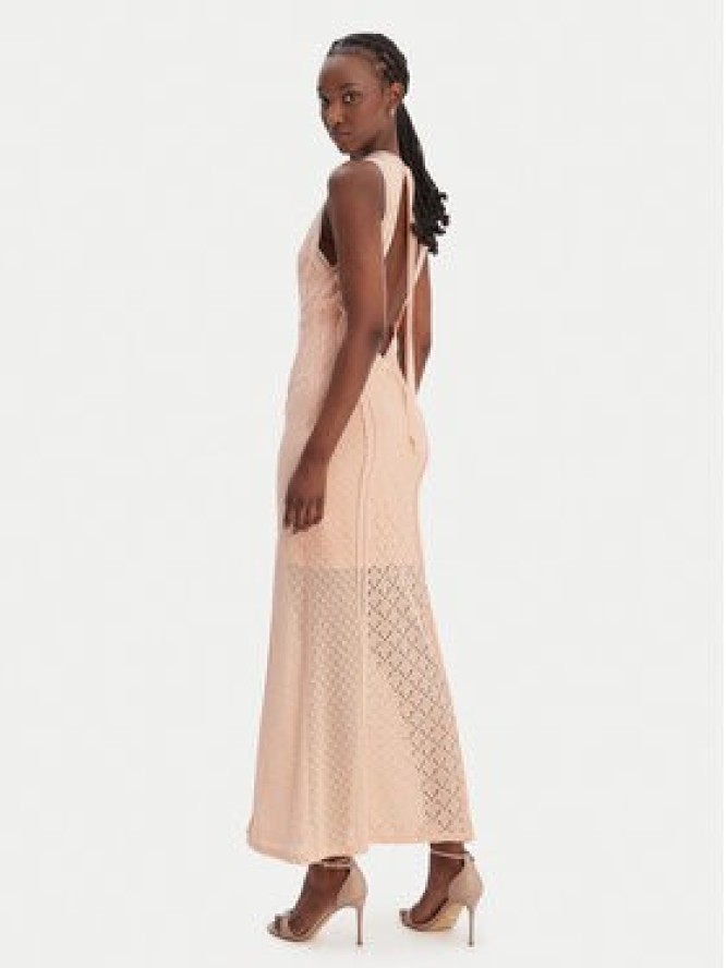 Guess Sukienka letnia W6GK16 K2953 Pomarańczowy Slim Fit