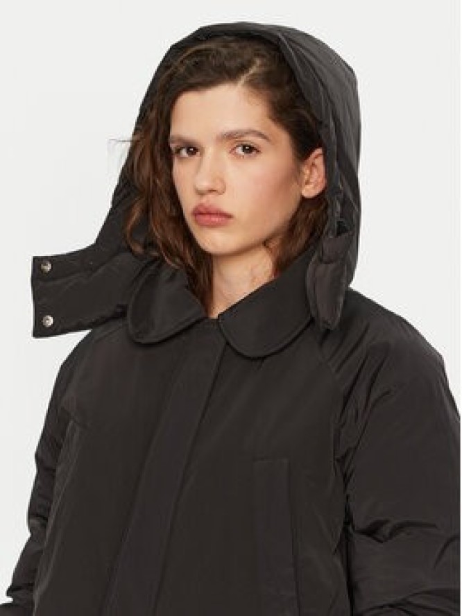 Hunter Płaszcz przejściowy HARW0014242 Czarny Regular Fit