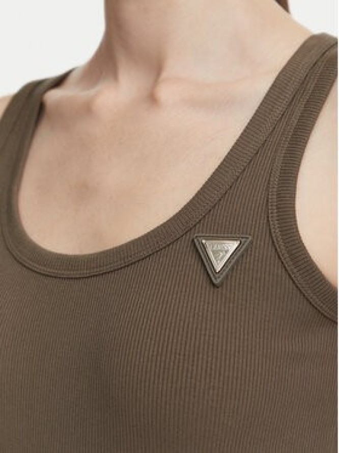Guess Top V4YP06 K8RT2 Khaki Slim Fit