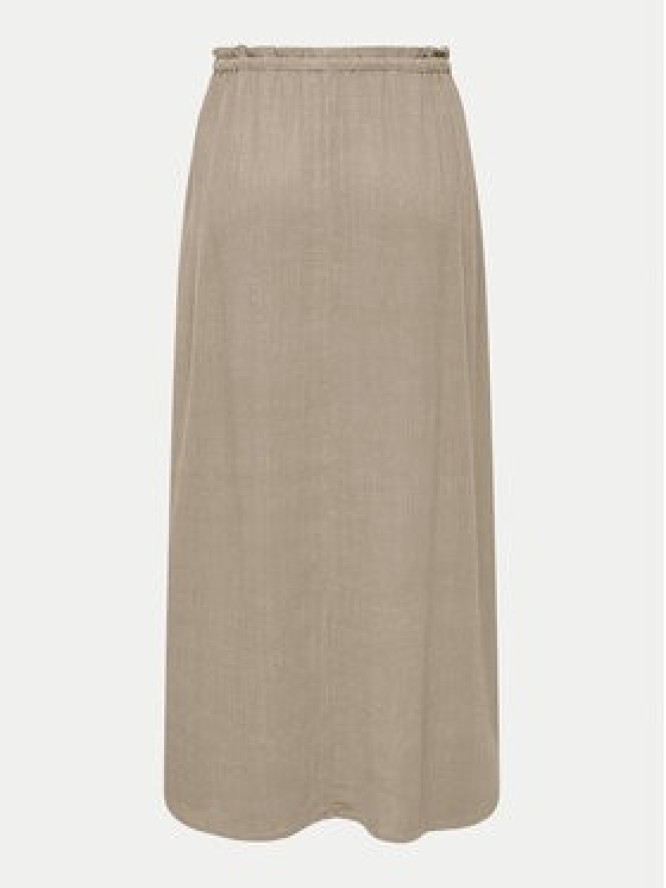 ONLY Spódnica midi Solvi 15338678 Beżowy Regular Fit