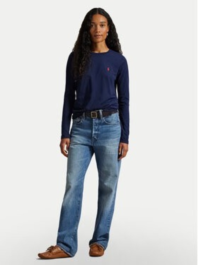 Polo Ralph Lauren Bluzka 211898699002 Granatowy Regular Fit
