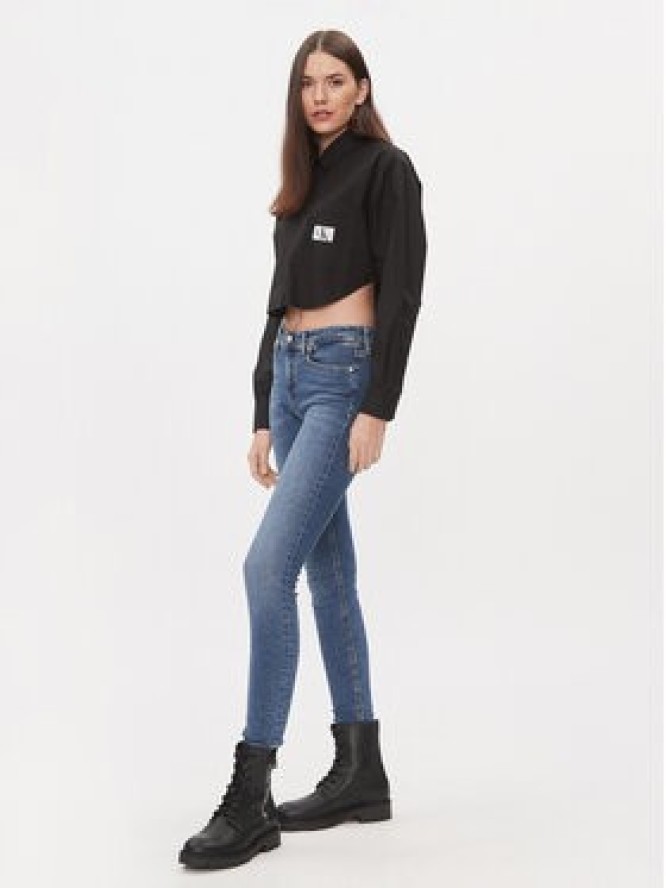 Calvin Klein Jeans Jeansy J20J221581 Niebieski Skinny Fit