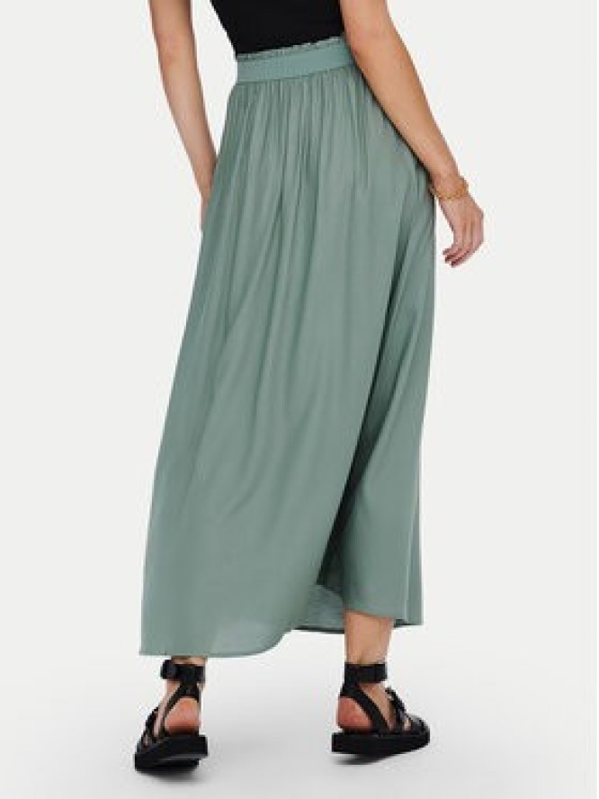 ONLY Spódnica maxi Venedig 15164606 Zielony Regular Fit