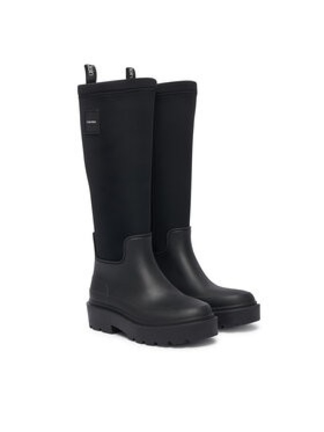 Calvin Klein Kalosze Rainboot High Rubber Neo HW0HW03180 Czarny