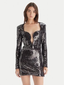 Bardot Sukienka koktajlowa Marlena 60120DB Szary Regular Fit