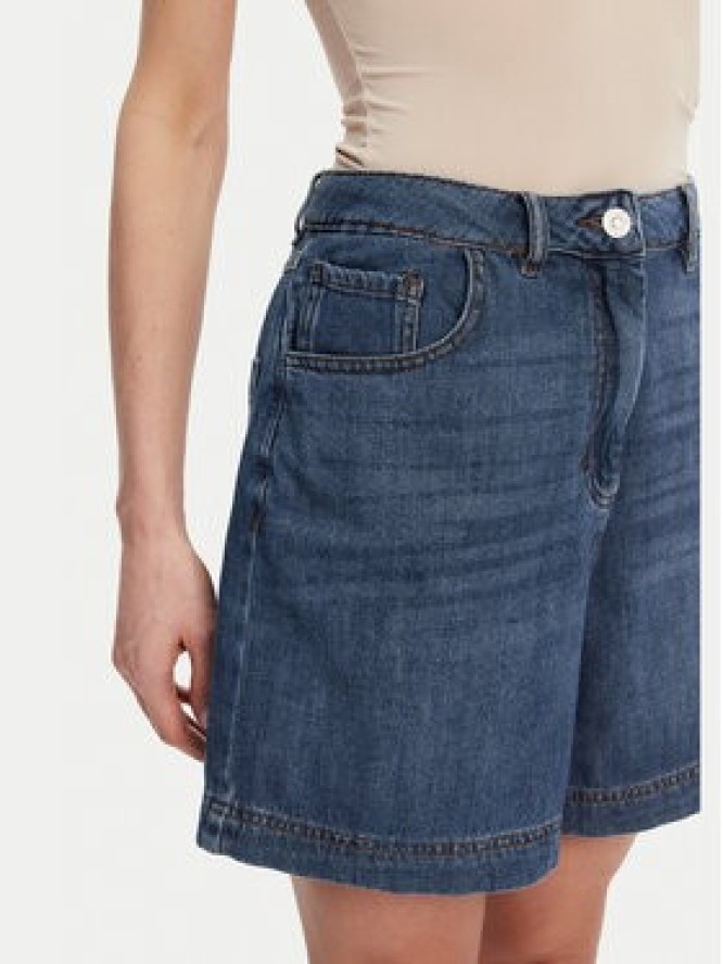 French Connection Szorty jeansowe 79FZG Niebieski Boyfriend Fit