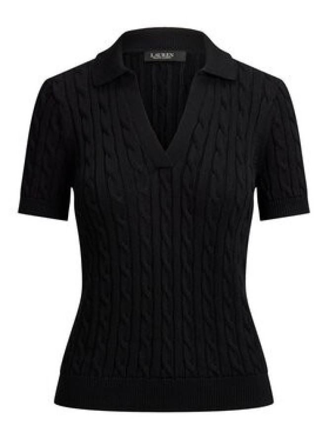 LAUREN RALPH LAUREN Polo 200P14041002 Czarny Regular Fit