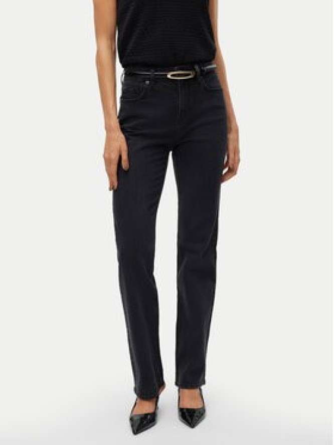 Vero Moda Jeansy Tessa 10315432 Czarny Straight Fit