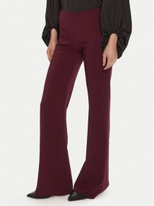 Rinascimento Spodnie palazzo CFC0125425003 Bordowy Wide Leg