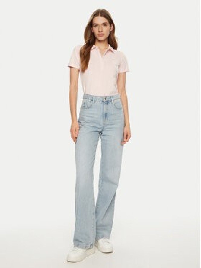 Guess Jeans Polo W5RP47 KARS2 Beżowy Regular Fit