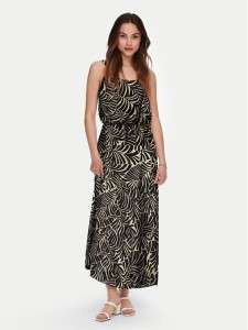 ONLY Sukienka letnia Nova 15222217 Czarny Regular Fit
