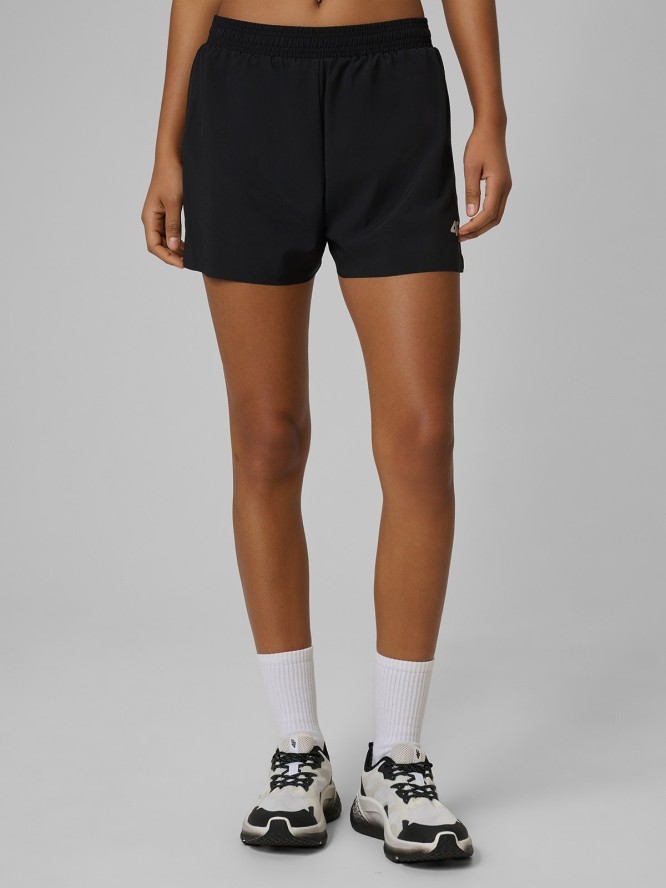 4F Spodenki do biegania szybkoschnące damskie - czarne S