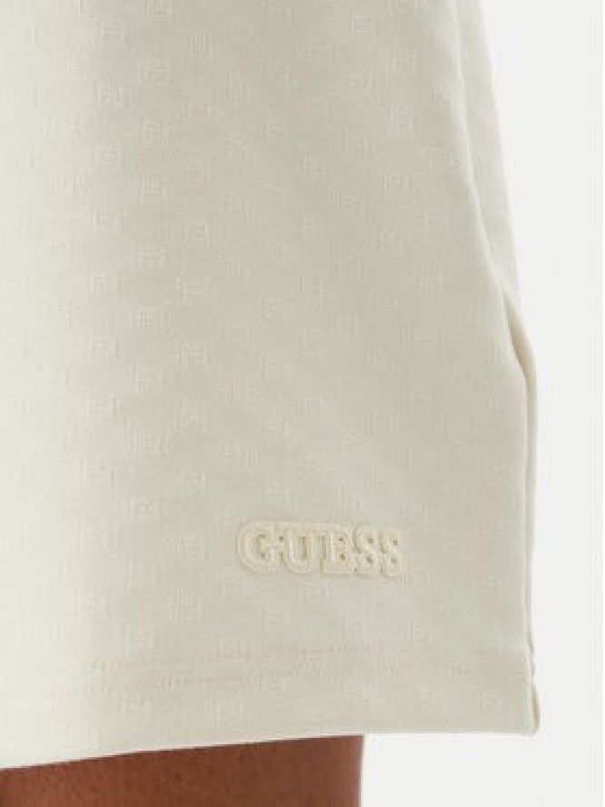 Guess Sukienka codzienna V6GK07 K3002 Écru Regular Fit