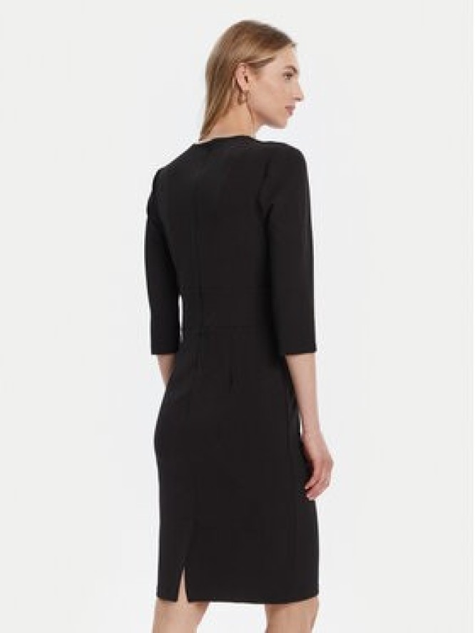 Rinascimento Sukienka koktajlowa CFC0126151003 Czarny Slim Fit