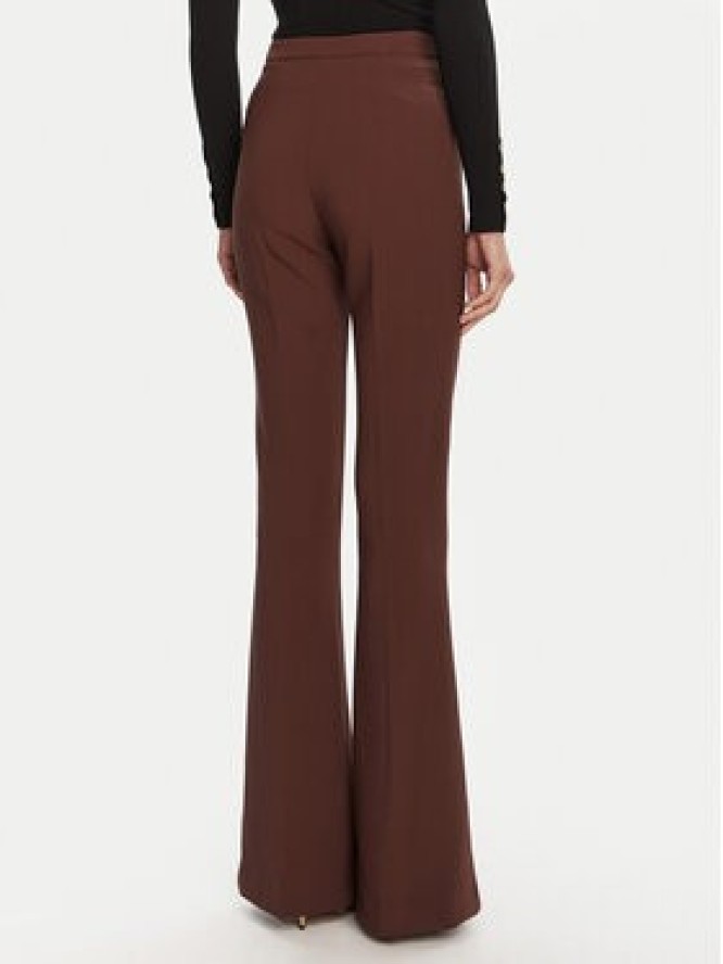 Elisabetta Franchi Spodnie materiałowe PA-122-56E2-V290 Brązowy Regular Fit