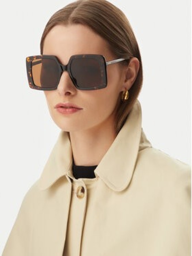 Nine West Okulary przeciwsłoneczne CEO-NW6629S Brązowy ciemny