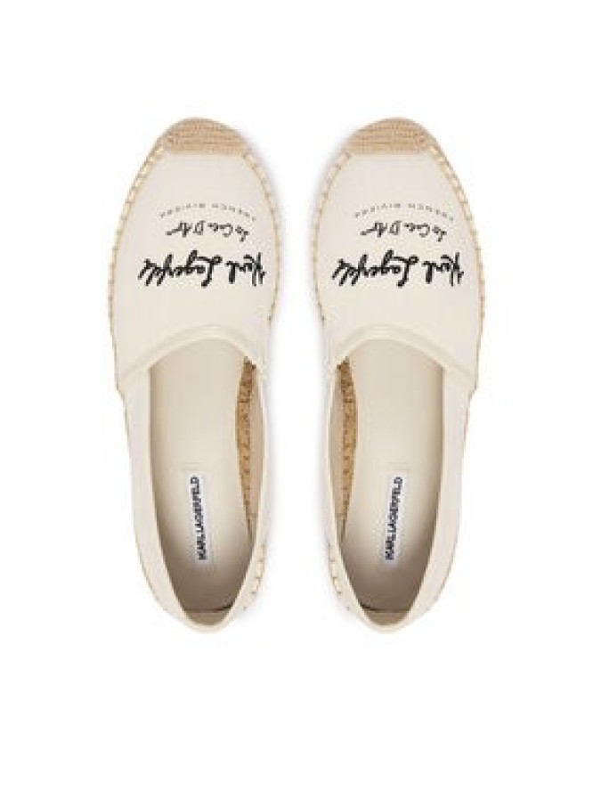 KARL LAGERFELD Espadryle KL80110A Écru