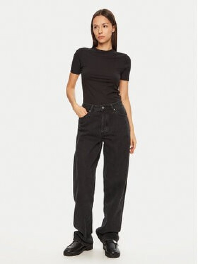 Calvin Klein T-Shirt K20K208052 Czarny Slim Fit