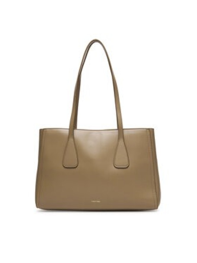 Calvin Klein Torebka Ck Medium Work Tote LV04F3442G Beżowy