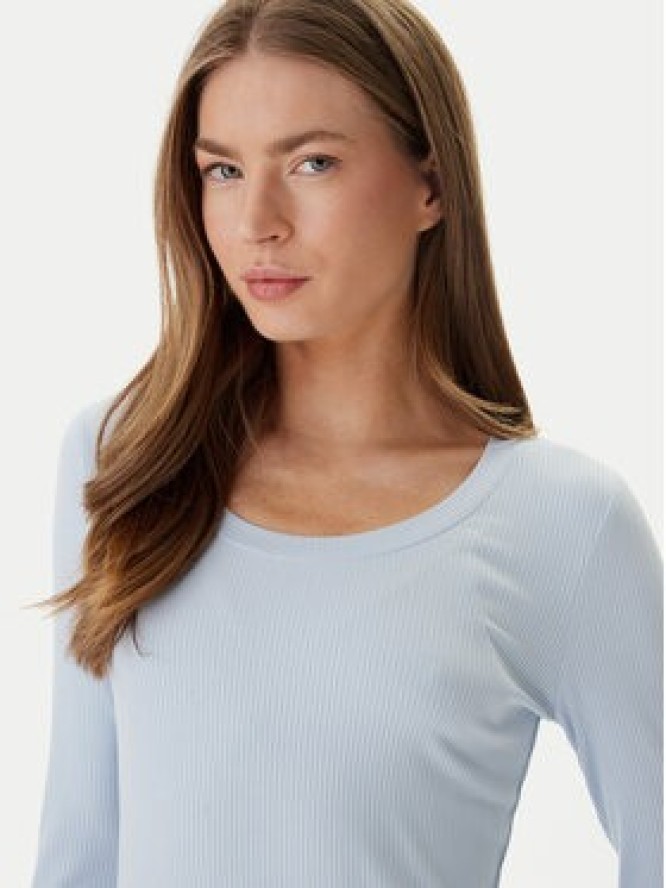 Calvin Klein Bluzka LV044D235G Błękitny Slim Fit