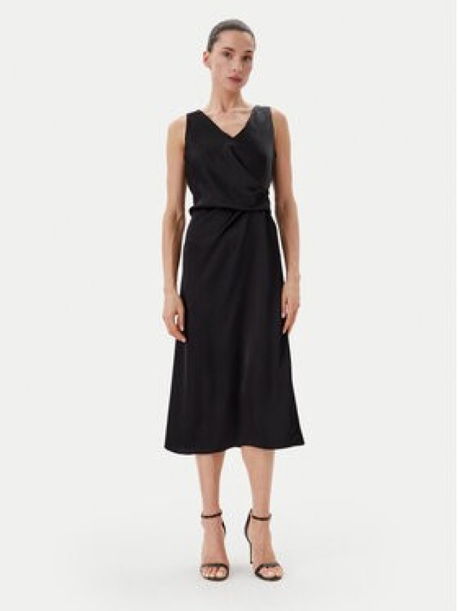 Rinascimento Sukienka koktajlowa CFC0122928003 Czarny Regular Fit