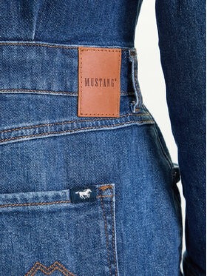 Mustang Sukienka jeansowa Emma 1016939 Niebieski Slim Fit