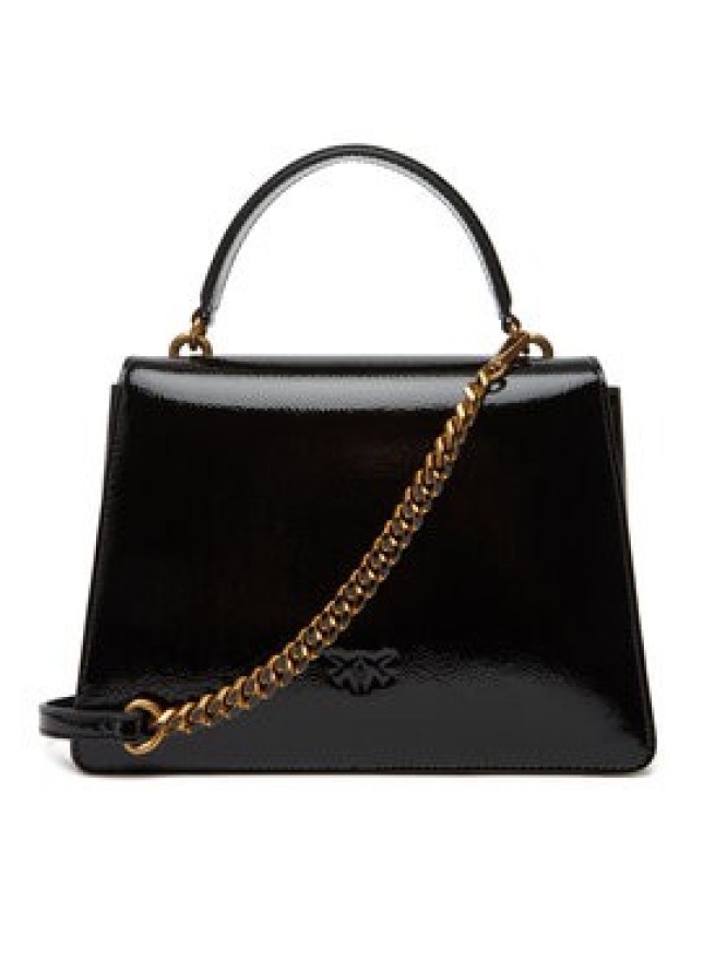 PINKO Torebka Love One Top Handle Classic Light PE 25 PLTT 100066 A1UV Czarny