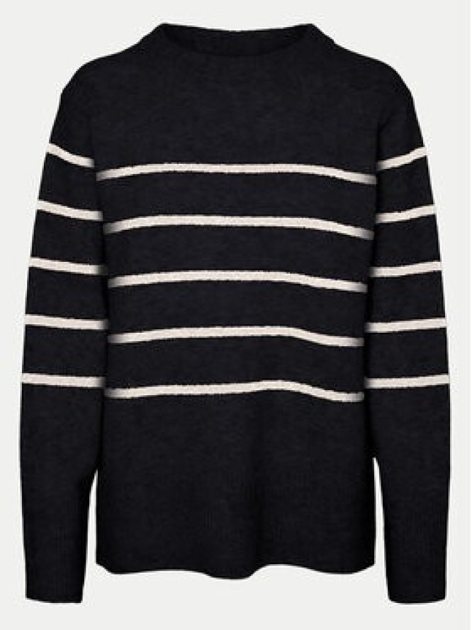Vero Moda Sweter Flawless 10320487 Czarny Loose Fit