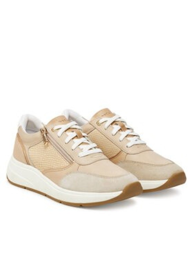 Geox Sneakersy D Cristael D45MXE 085QD C6738 Beżowy